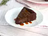 Receta Pastel cremoso de chocolate y caramelo salado