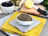Receta Tapenade rápida (paté de aceitunas negras)