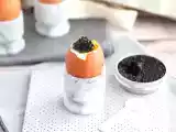 Receta Huevo pasado por agua con caviar