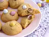 Receta Cookies de vainilla con huevos de pascua