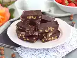 Receta Fudge con avellanas (barritas cremosas de chocolate y avellana)