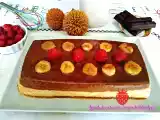 Receta Flan de plátano y chocolate