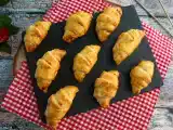 Receta Croissants de jamón cocido y queso crema