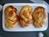 Receta Brioches trenzados de albaricoque