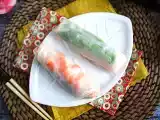 Receta Rollitos de primavera vietnamitas: pollo y gambas