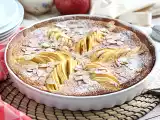 Receta Pastel de manzana y almendras (tarte normande)