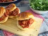 Receta Hamburguesa estilo sloppy joes