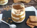 Receta Vasitos de tiramisú con speculoos y caramelo salado