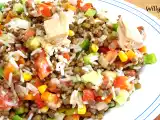 Receta Ensalada de lentejas y arroz basmati