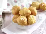 Receta Chouquettes, choux con azúcar perlado