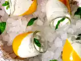 Receta Vasitos de mango y mousse de coco
