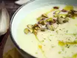 Receta Crema de coliflor y pistacho