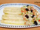 Receta Espárragos con vinagreta