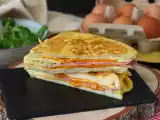Receta Sándwich de tortilla - egg sandwich hack – receta express