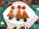 Receta Brochetas de salchichas, especial navidad