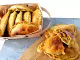 Receta Empanadillas de carne, setas y queso con pasta de trufa