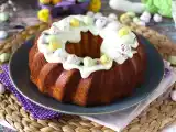Receta Bundt cake de pascua con sabor a limón y chocolate blanco