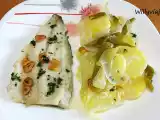 Receta Corvina al orio con patatas panadera