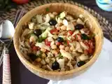 Receta Ensalada de garbanzos con bacalao