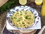 Receta Espaguetis al limón, la verdadera receta italiana de la pasta al limone
