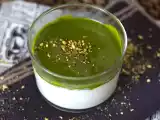 Receta Panna cotta de pistacho y vainilla