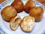 Receta Croquetas de langostinos navideñas