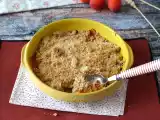Receta Crumble de albaricoque, un postre muy crujiente y fácil