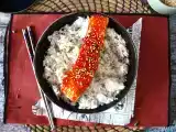 Receta Salmón a la coreana con salsa gochujang, listo en 8 minutos
