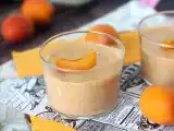 Receta Mousse de albaricoque fácil, sin cocción y con pocos ingredientes