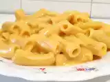 Receta Macarrones con salsa cheddar