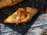 Receta Bocaditos de pizza rellenos de tomate, jamón y mozzarella