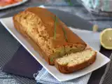 Receta Cake de salmón ahumado, limón y cebollino