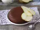 Receta Fudge de chocolate y pera con sólo 2 ingredientes