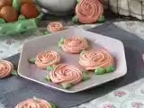 Receta Rosas de merengue, una receta sofisticada y deliciosa
