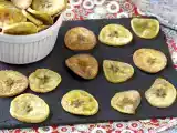 Receta Chips de plátano macho al horno