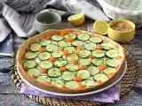 Receta Tarta de verano con ricotta, pepino y salmón ahumado
