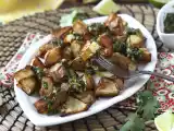 Receta Patatas al horno con chimichurri