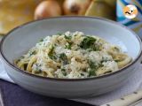 Receta Pasta con crema de cebolla, una receta fácil y económica