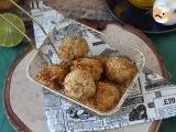 Receta Buñuelos de atún en freidora de aire, para un aperitivo irresistible