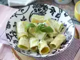 Receta Pasta con crema de ricota y albahaca
