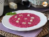 Receta Risotto de remolacha y gorgonzola: una explosión de color y sabor