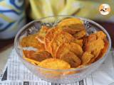 Receta Chips de boniato al microondas