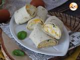 Receta Wrap de huevo y queso feta, delicioso y superproteico