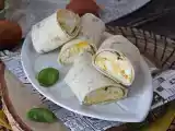 Receta Wrap de huevo y queso feta, delicioso y superproteico