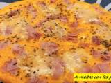 Receta Torti-pizza de jamón y queso