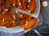 Receta Tatin de calabaza con queso de cabra y miel