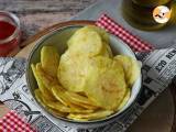 Receta Chips de patata al microondas