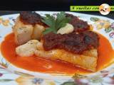 Receta Bacalao confitado con sobrasada y miel