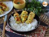 Receta Brochetas de pollo con salsa satay, ¡un viaje culinario a asia!