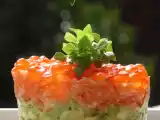 Receta Tartar de salmón con aguacate